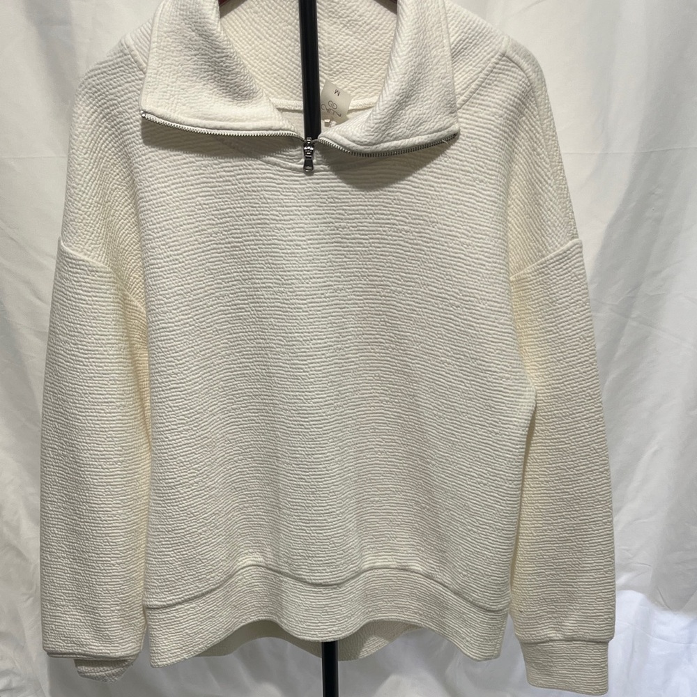 CALIA by Carrie Underwood Cream Cowl Neck Sweater